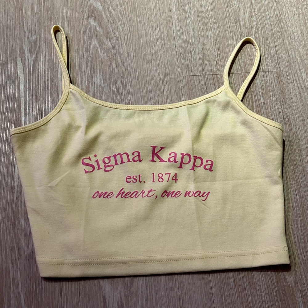 Yellow Women's Crop Top